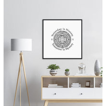 Load image into Gallery viewer, Ancient Origins Matte Paper Wooden Framed Poster - Aztec