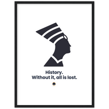 Load image into Gallery viewer, Ancient Origins Matte Paper Wooden Framed Poster - Egypt Quote