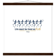 Load image into Gallery viewer, Ancient Origins Matte Paper Poster & Hanger - Live as Play Skeletons