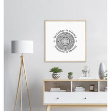 Load image into Gallery viewer, Ancient Origins Matte Paper Wooden Framed Poster - Aztec