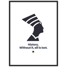 Load image into Gallery viewer, Ancient Origins Matte Paper Wooden Framed Poster - Egypt Quote