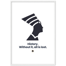 Load image into Gallery viewer, Ancient Origins Matte Paper Wooden Framed Poster - Egypt Quote