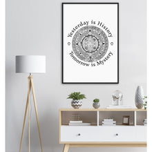 Load image into Gallery viewer, Ancient Origins Matte Paper Wooden Framed Poster - Aztec