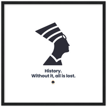 Load image into Gallery viewer, Ancient Origins Matte Paper Wooden Framed Poster - Egypt Quote