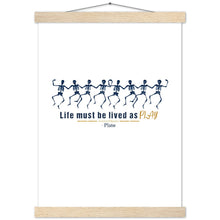 Load image into Gallery viewer, Ancient Origins Matte Paper Poster & Hanger - Live as Play Skeletons