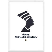 Load image into Gallery viewer, Ancient Origins Matte Paper Wooden Framed Poster - Egypt Quote