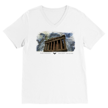 Load image into Gallery viewer, Ancient Origins Premium Parthenon Unisex V-Neck T-shirt
