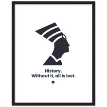 Load image into Gallery viewer, Ancient Origins Matte Paper Wooden Framed Poster - Egypt Quote