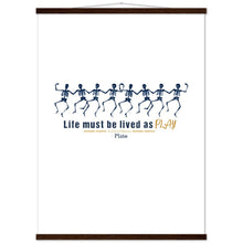 Load image into Gallery viewer, Ancient Origins Matte Paper Poster & Hanger - Live as Play Skeletons