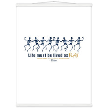Load image into Gallery viewer, Ancient Origins Matte Paper Poster & Hanger - Live as Play Skeletons