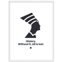 Load image into Gallery viewer, Ancient Origins Matte Paper Wooden Framed Poster - Egypt Quote