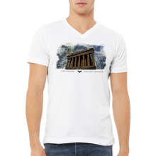 Load image into Gallery viewer, Ancient Origins Premium Parthenon Unisex V-Neck T-shirt
