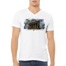 Load image into Gallery viewer, Ancient Origins Premium Parthenon Unisex V-Neck T-shirt
