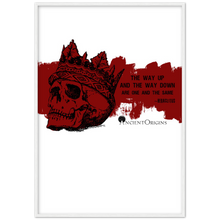 Load image into Gallery viewer, Ancient Origins Matte Paper Wooden Framed Poster - Hearclitus Quote