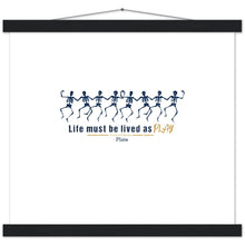 Load image into Gallery viewer, Ancient Origins Matte Paper Poster & Hanger - Live as Play Skeletons