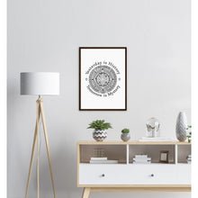 Load image into Gallery viewer, Ancient Origins Matte Paper Wooden Framed Poster - Aztec