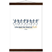 Load image into Gallery viewer, Ancient Origins Matte Paper Poster & Hanger - Live as Play Skeletons