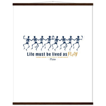 Load image into Gallery viewer, Ancient Origins Matte Paper Poster & Hanger - Live as Play Skeletons