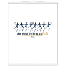 Load image into Gallery viewer, Ancient Origins Matte Paper Poster & Hanger - Live as Play Skeletons