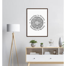 Load image into Gallery viewer, Ancient Origins Matte Paper Wooden Framed Poster - Aztec