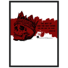Load image into Gallery viewer, Ancient Origins Matte Paper Wooden Framed Poster - Hearclitus Quote