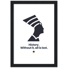 Load image into Gallery viewer, Ancient Origins Matte Paper Wooden Framed Poster - Egypt Quote