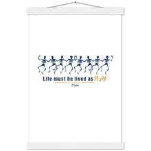 Load image into Gallery viewer, Ancient Origins Matte Paper Poster & Hanger - Live as Play Skeletons