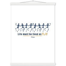 Load image into Gallery viewer, Ancient Origins Matte Paper Poster & Hanger - Live as Play Skeletons
