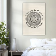 Load image into Gallery viewer, Ancient Origins Wood Prints - Aztec Dark