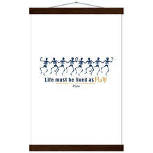 Load image into Gallery viewer, Ancient Origins Matte Paper Poster & Hanger - Live as Play Skeletons