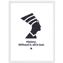 Load image into Gallery viewer, Ancient Origins Matte Paper Wooden Framed Poster - Egypt Quote