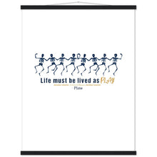 Load image into Gallery viewer, Ancient Origins Matte Paper Poster & Hanger - Live as Play Skeletons