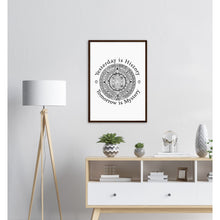 Load image into Gallery viewer, Ancient Origins Matte Paper Wooden Framed Poster - Aztec