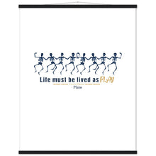 Load image into Gallery viewer, Ancient Origins Matte Paper Poster & Hanger - Live as Play Skeletons