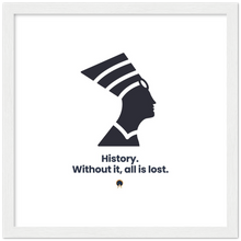 Load image into Gallery viewer, Ancient Origins Matte Paper Wooden Framed Poster - Egypt Quote