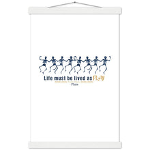 Load image into Gallery viewer, Ancient Origins Matte Paper Poster & Hanger - Live as Play Skeletons