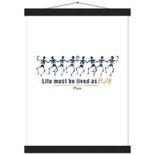 Load image into Gallery viewer, Ancient Origins Matte Paper Poster & Hanger - Live as Play Skeletons