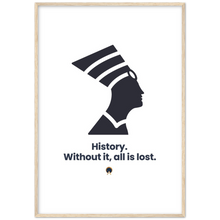 Load image into Gallery viewer, Ancient Origins Matte Paper Wooden Framed Poster - Egypt Quote