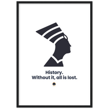 Load image into Gallery viewer, Ancient Origins Matte Paper Wooden Framed Poster - Egypt Quote