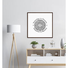 Load image into Gallery viewer, Ancient Origins Matte Paper Wooden Framed Poster - Aztec
