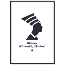 Load image into Gallery viewer, Ancient Origins Matte Paper Wooden Framed Poster - Egypt Quote