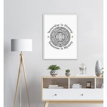 Load image into Gallery viewer, Ancient Origins Matte Paper Wooden Framed Poster - Aztec