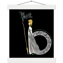Load image into Gallery viewer, Ancient Origins Matte Paper Poster & Hanger - Athena Black