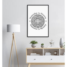 Load image into Gallery viewer, Ancient Origins Matte Paper Wooden Framed Poster - Aztec