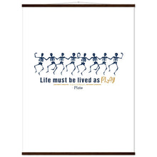 Load image into Gallery viewer, Ancient Origins Matte Paper Poster & Hanger - Live as Play Skeletons