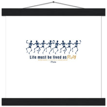 Load image into Gallery viewer, Ancient Origins Matte Paper Poster & Hanger - Live as Play Skeletons
