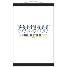 Load image into Gallery viewer, Ancient Origins Matte Paper Poster & Hanger - Live as Play Skeletons