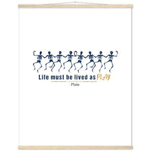 Load image into Gallery viewer, Ancient Origins Matte Paper Poster & Hanger - Live as Play Skeletons