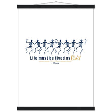 Load image into Gallery viewer, Ancient Origins Matte Paper Poster & Hanger - Live as Play Skeletons