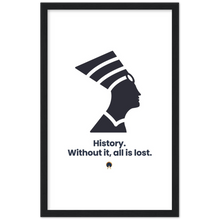 Load image into Gallery viewer, Ancient Origins Matte Paper Wooden Framed Poster - Egypt Quote